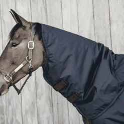Kentucky Horsewear - Couvre-cou d’extérieur imperméable marine 150g Outlet