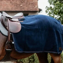 Kentucky Horsewear - Couvre reins carré Heavy Fleece 0g Marine Discount