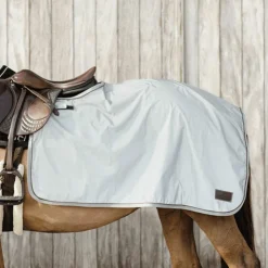 Best Kentucky Horsewear - Couvre-reins carré refléchissant 160 g Gris