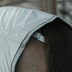 Best Kentucky Horsewear - Couvre-reins carré refléchissant 160 g Gris