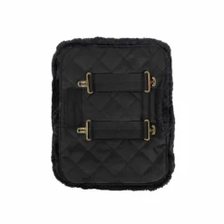Kentucky Horsewear - Extension de poitrail matelassé mouton vegan 2 boucles Noir