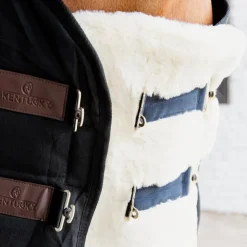 Best Kentucky Horsewear - Extension de poitrail mouton vegan 2 boucles Beige