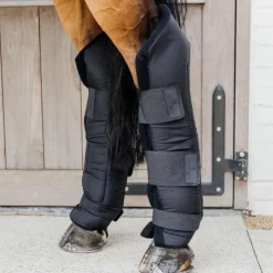 New Kentucky Horsewear - Guêtres d'écurie longues Protect postérieurs (x2) Noir