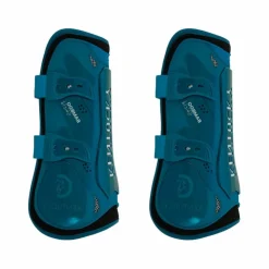 Best Kentucky Horsewear - Guêtres ouvertes Bamboo Elastic emeraude x2 Bleu