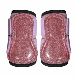 Kentucky Horsewear - Guêtres antérieurs paillette Sammy Collection vieux Rose New