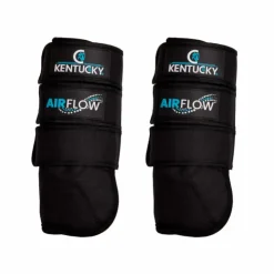 Hot Kentucky Horsewear - Guêtres de cross antérieurs 3D Air Flow Skin Friendly Noir