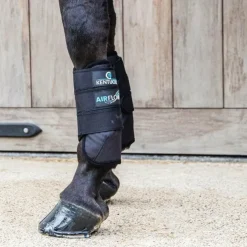 Hot Kentucky Horsewear - Guêtres de cross antérieurs 3D Air Flow Skin Friendly Noir