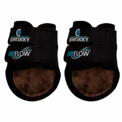 New Kentucky Horsewear - Guêtres de cross courtes postérieurs 3D Air Flow Skin Friendly Noir