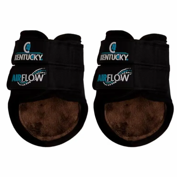 New Kentucky Horsewear - Guêtres de cross courtes postérieurs 3D Air Flow Skin Friendly Noir