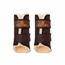 Kentucky Horsewear - Guêtres cheval Solimbra antérieurs x2 Marron Best