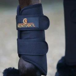 Outlet Kentucky Horsewear - Guêtres cheval 3D Spacer Turnout Boots x2 Noir