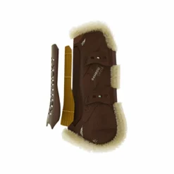 Kentucky Horsewear - Guêtres ouvertes mouton vegan Bamboo Elastic x2 Marron Sale