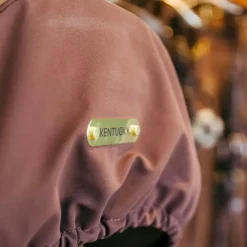 Kentucky Horsewear - Housse de selle cso/ mixte avec plaque en or Marron Sale