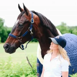 Online Kentucky Horsewear - Licol nylon tressé Marine