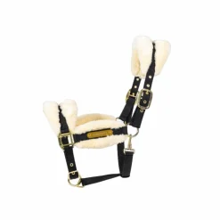 Clearance Kentucky Horsewear - Licol nylon mouton soft naturel Beige