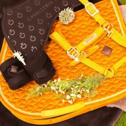 Clearance Kentucky Horsewear - Licol Velvet moutarde