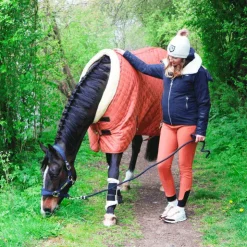 Kentucky Horsewear - Longe nylon 2m Velvet Marine Clearance