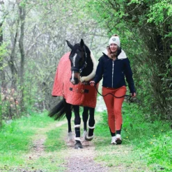 Kentucky Horsewear - Longe nylon 2m Velvet Marine Clearance