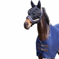 New Kentucky Horsewear - Masque anti-mouches Slim Fit Noir