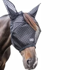 Kentucky Horsewear - Masque anti-mouches Heart avec oreilles et nez Noir Online