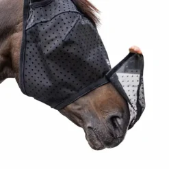 Kentucky Horsewear - Masque anti-mouches Heart avec oreilles et nez Noir Online