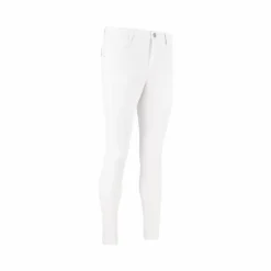 Kentucky Horsewear - Pantalon d'équitation Mexico homme avec Grip aux genoux Blanc Outlet