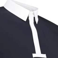 Hot Kentucky Horsewear - Polo de concours manches courtes homme Classic Marine