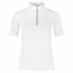 Clearance Kentucky Horsewear - Polo de concours manches courtes femme Classic Blanc