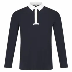 Outlet Kentucky Horsewear - Polo de concours manches longues homme Classic Marine