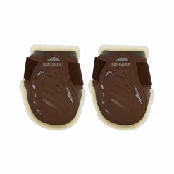 Online Kentucky Horsewear - Protège-boulets jeunes chevaux mouton vegan Marron