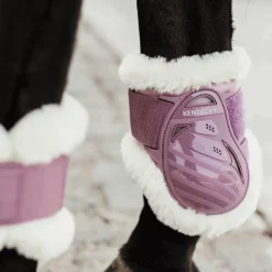 Best Kentucky Horsewear - Protège-boulets jeunes chevaux mouton vegan vieux Rose