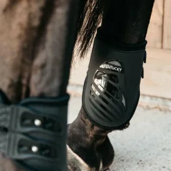 Kentucky Horsewear - Protège boulet élastique haut Noir Clearance