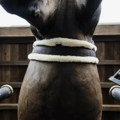 Kentucky Horsewear - Sangle mouton classique choco Marron New