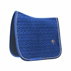 Kentucky Horsewear - Tapis de dressage Basic Velvet Marine Best