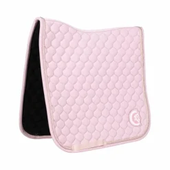 Best Kentucky Horsewear - Tapis de dressage 3D logo Onion Quilt clair Rose