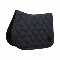 Discount Kentucky Horsewear - Tapis de selle Wave jumping 3D logo Noir