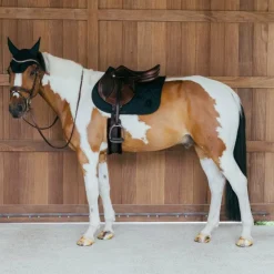 Discount Kentucky Horsewear - Tapis de selle Wave jumping 3D logo Noir