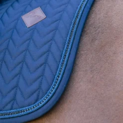 Best Kentucky Horsewear - Tapis de selle Metal Chain Marine