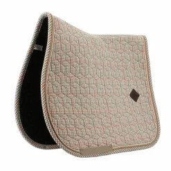 Discount Kentucky Horsewear - Tapis de selle Pied de Poule Beige