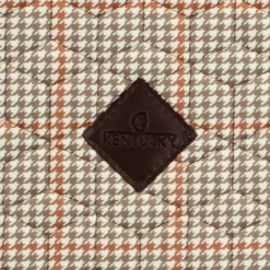 Discount Kentucky Horsewear - Tapis de selle Pied de Poule Beige