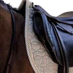 Discount Kentucky Horsewear - Tapis de selle Pied de Poule Beige