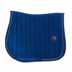 Online Kentucky Horsewear - Tapis de selle Velvet Pearls jumping Marine