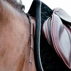 Kentucky Horsewear - Tapis de selle Basic Velvet jumping Noir