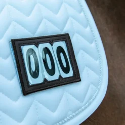 Hot Kentucky Horsewear - Tapis de selle Fishbone Competition Blanc