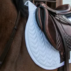 Hot Kentucky Horsewear - Tapis de selle Fishbone Competition Blanc