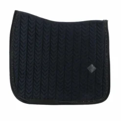 Kentucky Horsewear - Tapis de dressage Velvet Pearls Noir Discount