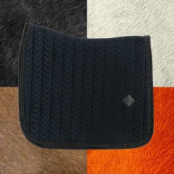 Kentucky Horsewear - Tapis de dressage Velvet Pearls Noir Discount