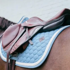 Hot Kentucky Horsewear - Tapis de selle Plaited Cord ciel Bleu