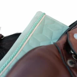 Outlet Kentucky Horsewear - Tapis de selle Velvet mint Vert