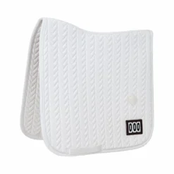Sale Kentucky Horsewear - Tapis de dressage Fishbone Compétition 2 numéros Blanc